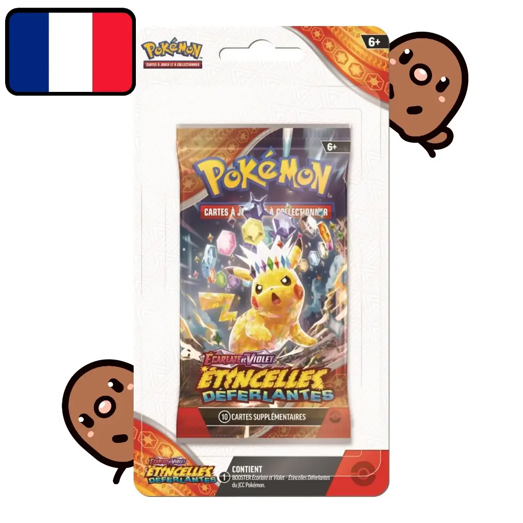 Blister 1 Booster Pokémon  - Etincelles Déferlantes [EV08]