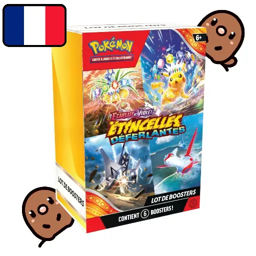 [PKMN-FR-EV08-PACK6] Bundle de Boosters Pokémon - Etincelles Déferlantes [EV08]