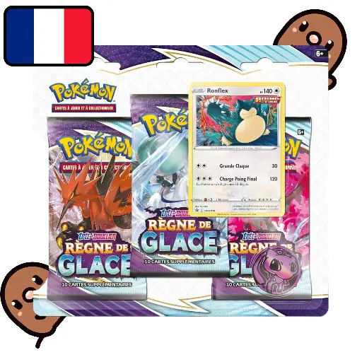 [PKMN-FR-EB06-PACK3] Tripack Pokémon - Règne de Glace [EB06]