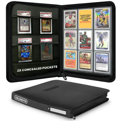 [3701492103541] Evoretro - Shield+ Binder de Toploaders Couleur Noir - 216 places